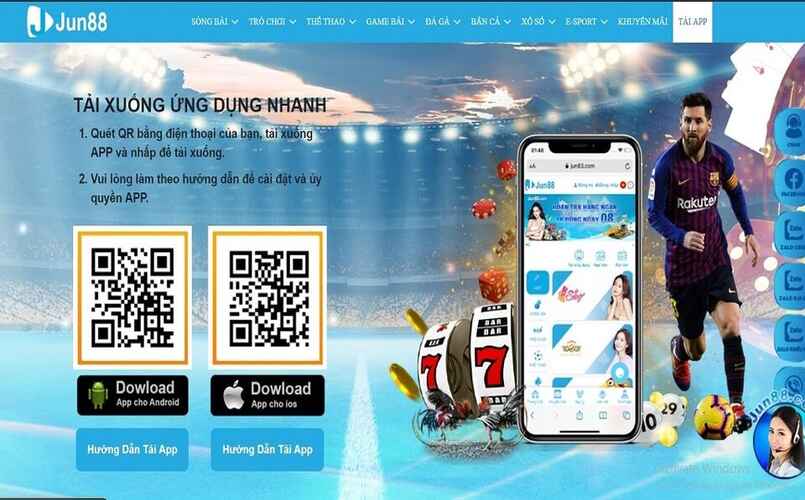 Ứng dụng jun88 đều tương thích với nhiều nền tảng