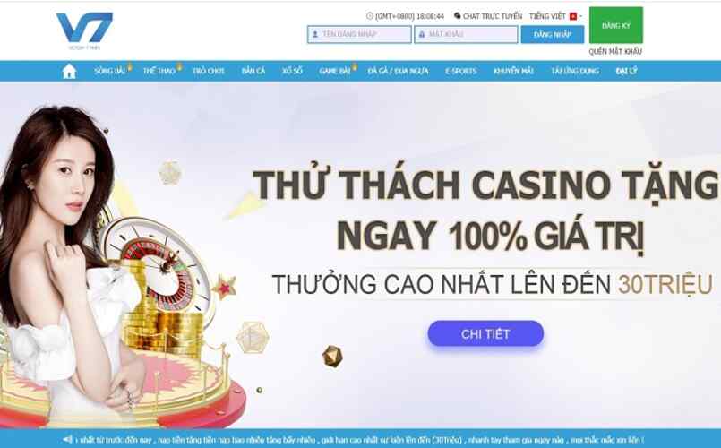 Sòng bài- casino đặc sắc của nhà cái V7