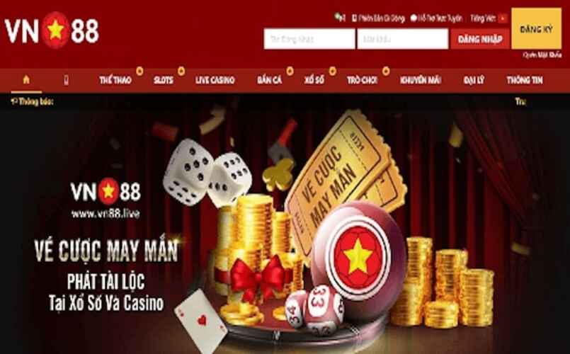 Vn88 có nhiều trò chơi cá cược casino hấp dẫn