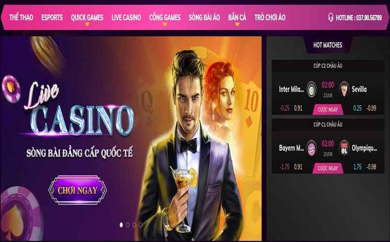 Loại hình được yêu thích cá cược casino