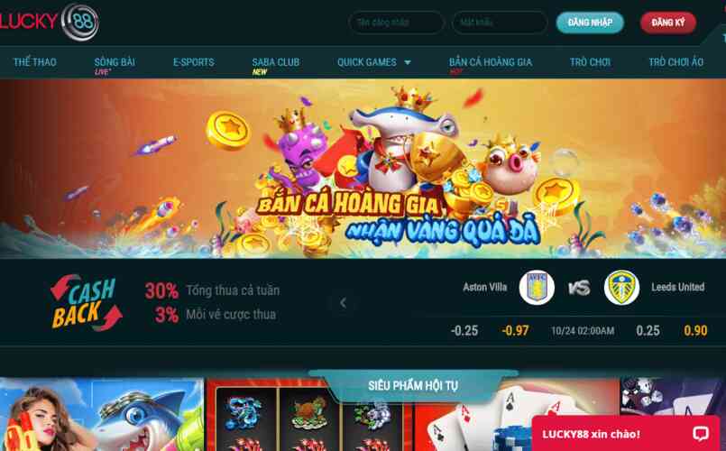 Lucky88 có nhiều loại game bài đổi thưởng hấp dẫn