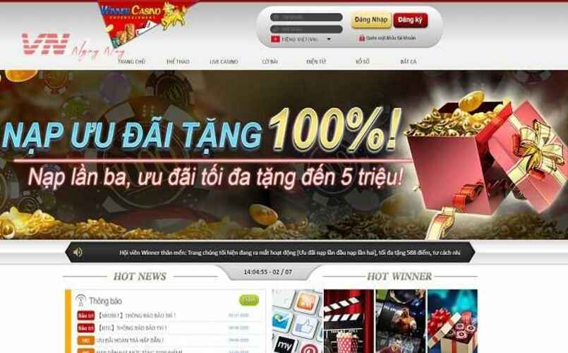 Giao diện của Winner đẹp, ấn tượng