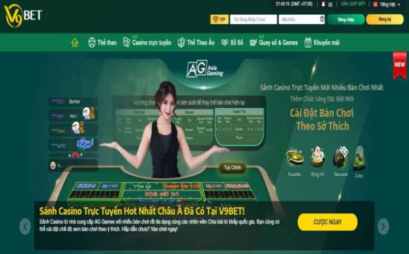 Giới thiệu về trang chủ của nhà cái v9bet