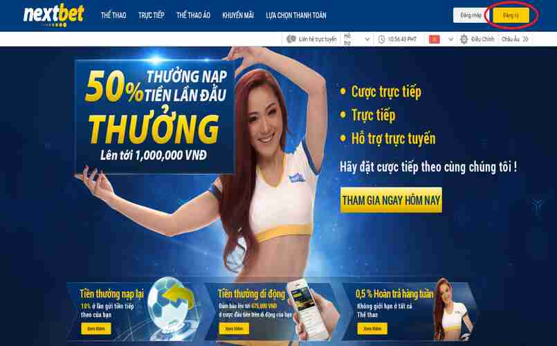 Những khuyến mãi, ưu đãi hấp dẫn tại Nextbet