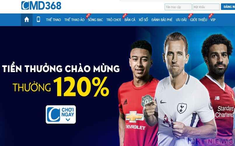 Khuyến mãi 120% số tiền bạn cược bóng đá lần đầu tiên