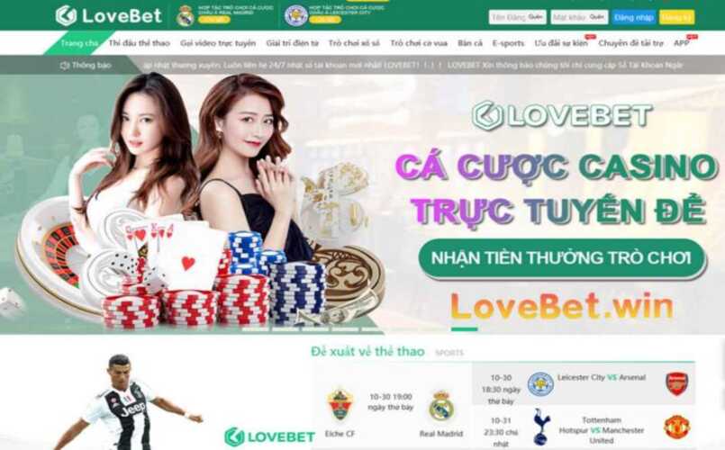 Tham gia chơi cá cược casino trực tuyến tại Lovebet