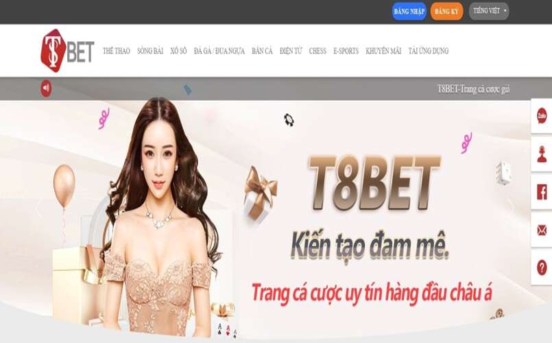 Nhà cái hàng đầu về uy tín và chất lượng T8bet