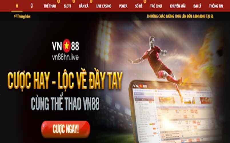 Chơi cá cược thể thao tại vn88