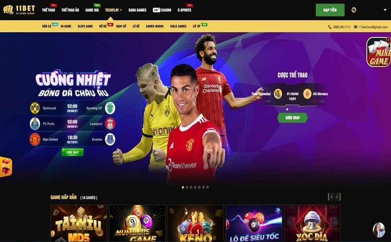 11bet có kho game hấp hẫn