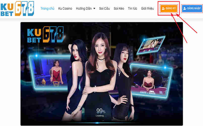 Hình ảnh về trang chủ của kubet