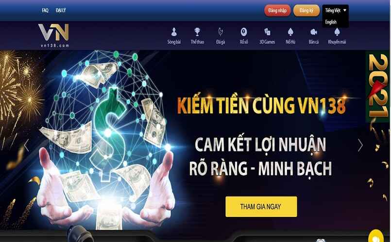 Vn138 là một nhà cái cá cược uy tín, minh bạch