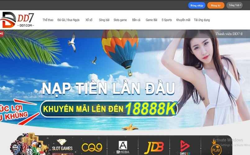 Giao diện Dd7 đẹp, thân thiện, đơn giản